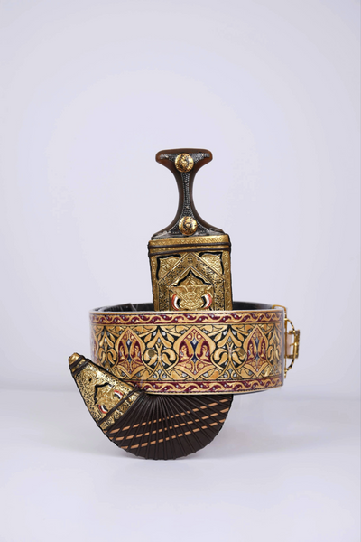 Luxury Gold Janbyiah with Yemen Eagle